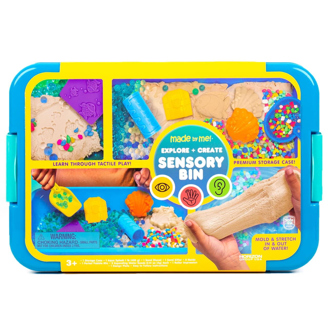 Horizon Made by Me Sea Life Sand Castle Sensory Bin